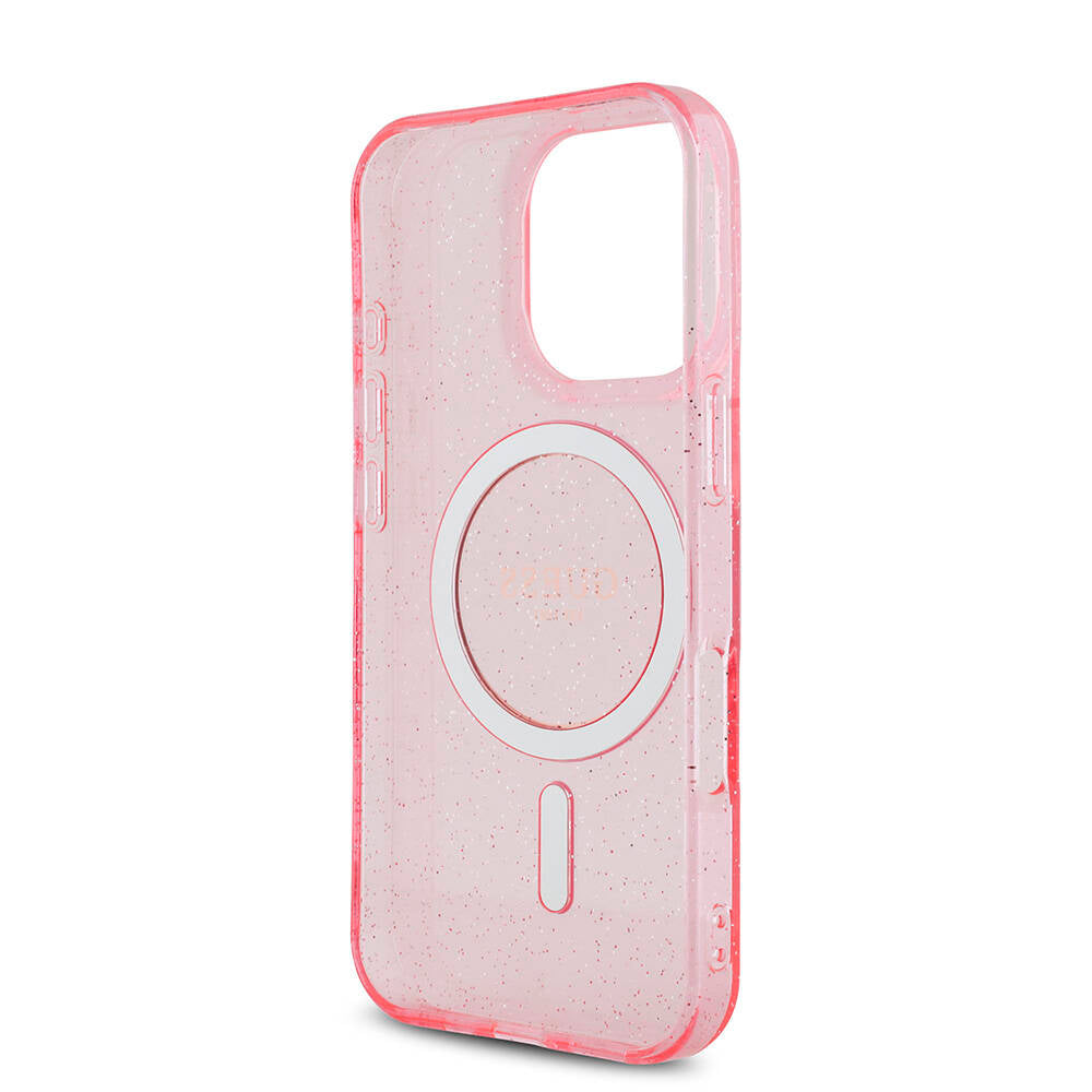 Guess iPhone 16 Pro Orjinal Lisanslı Magsafe Şarj Özellikli Simli Silikon İnci Bileklikli Telefon Kılıfı - 18 Guess iPhone 16 Pro Orjinal Lisanslı Magsafe Şarj Özellikli Simli Silikon İnci Bileklikli Telefon Kılıfı - 18